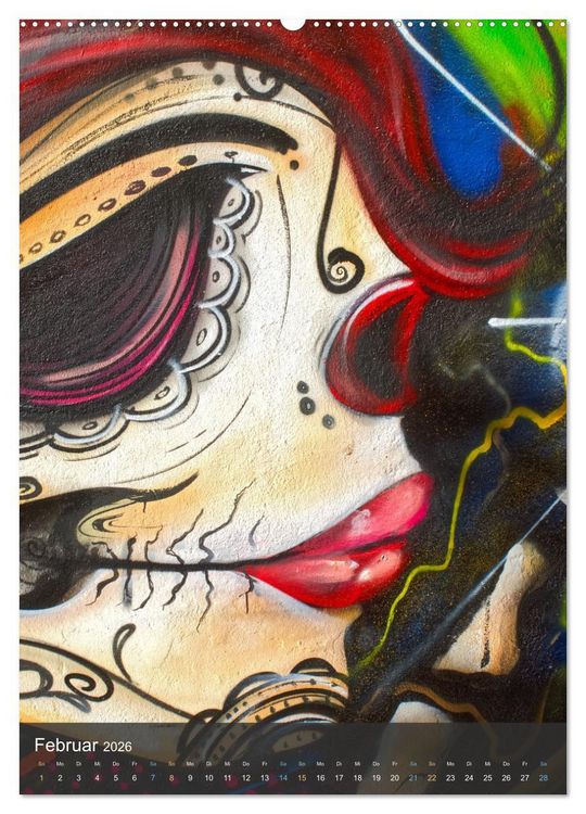 Produktbild: Graffiti Kunst an der frischen Luft (hochwertiger Premium Wandkalender 2026 DIN A2 hoch), Kunstdruck in Hochglanz