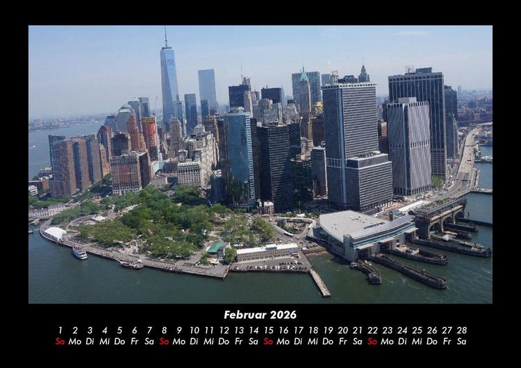 Produktbild: New York 2026 Fotokalender DIN A3