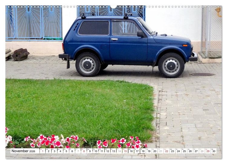 Produktbild: Sowjet-Mobile - Oldtimer der UdSSR (hochwertiger Premium Wandkalender 2026 DIN A2 quer), Kunstdruck in Hochglanz