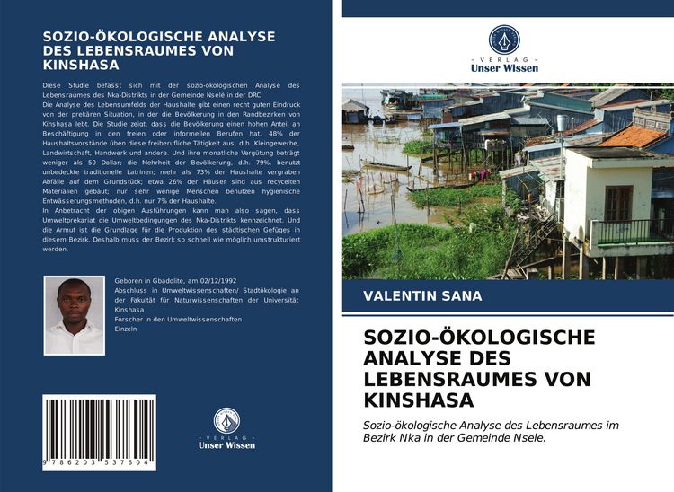 Produktbild: Sozio-&Ouml;kologische Analyse des Lebensraumes von Kinshasa
