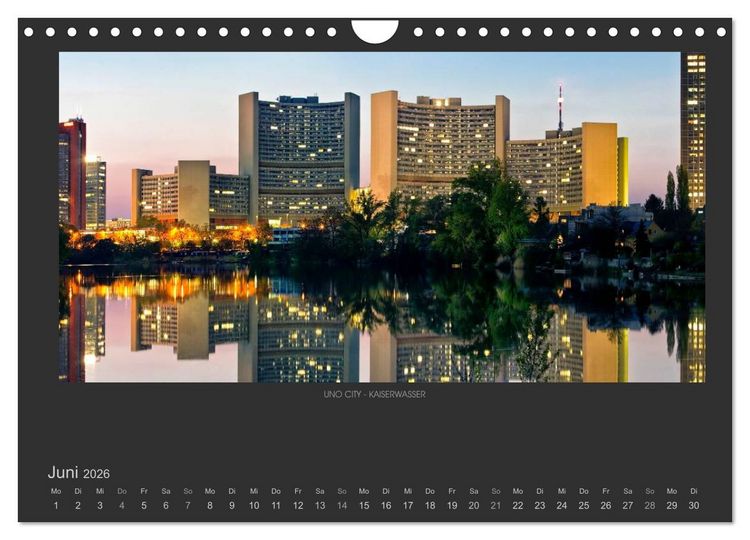 Produktbild: WIEN - EINE STADT VON WELT (Wandkalender 2026 DIN A4 quer), CALVENDO Monatskalender