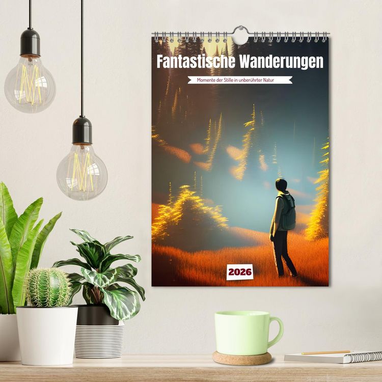 Produktbild: Fantastische Wanderungen (Wandkalender 2026 DIN A4 hoch), CALVENDO Monatskalender