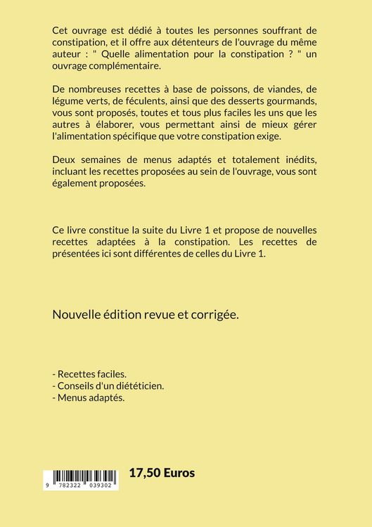 Produktbild: Mes recettes faciles anti-constipation.