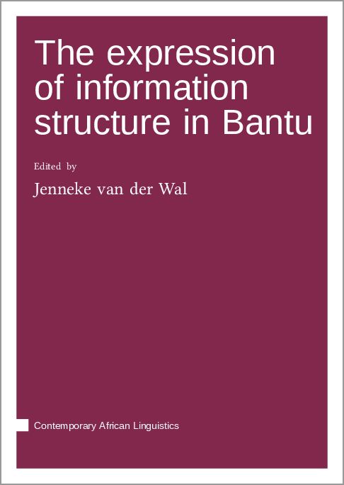 Produktbild: The expression of information structure in Bantu