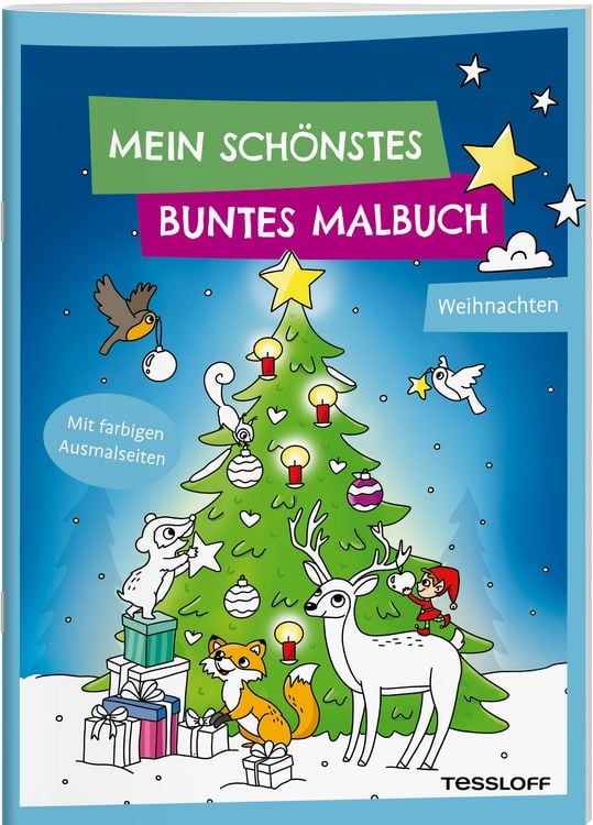 Produktbild: Mein schönstes buntes Malbuch. Weihnachten