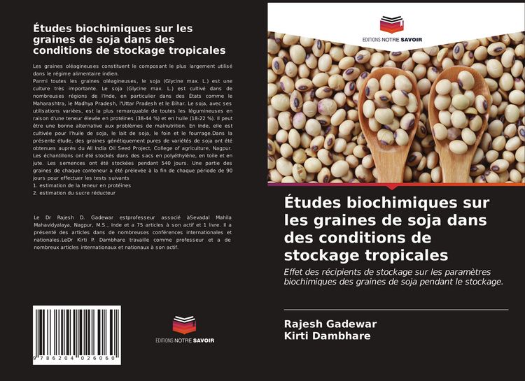 Produktbild: &Eacute;tudes biochimiques sur les graines de soja dans des conditions de stockage tropicales