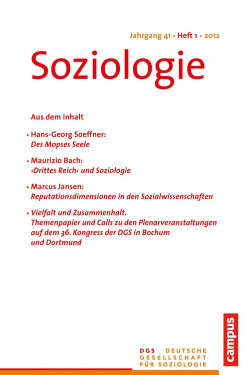 Produktbild: Soziologie 1.2012