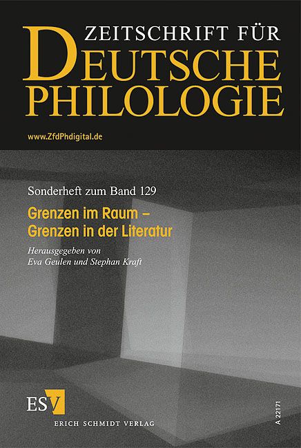 Produktbild: Grenzen im Raum &ndash; Grenzen in der Literatur
