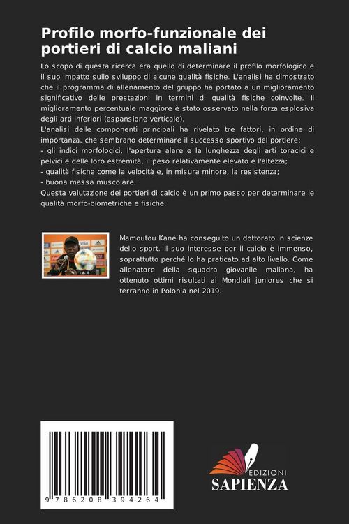 Produktbild: Profilo morfo-funzionale dei portieri di calcio maliani