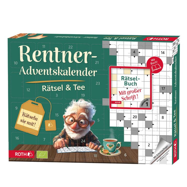 Produktbild: Rentner-R&auml;tsel & Bio- Tee-Adventskalender