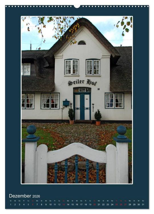Produktbild: Willkommen in Keitum auf Sylt (Wandkalender 2026 DIN A2 hoch), CALVENDO Monatskalender