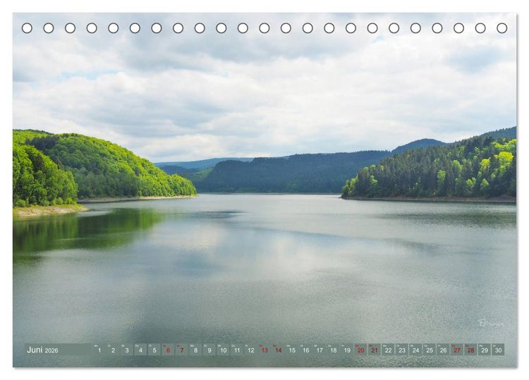 Produktbild: Niedersachsen - Malerische Landschaften (Tischkalender 2026 DIN A5 quer), CALVENDO Monatskalender