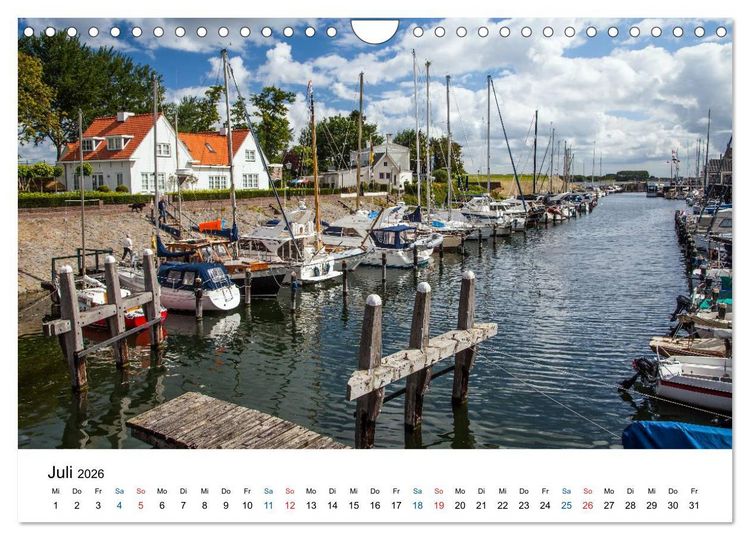 Produktbild: Seeland - Impressionen aus dem S&uuml;dwesten der Niederlande (Wandkalender 2026 DIN A4 quer), CALVENDO Monatskalender