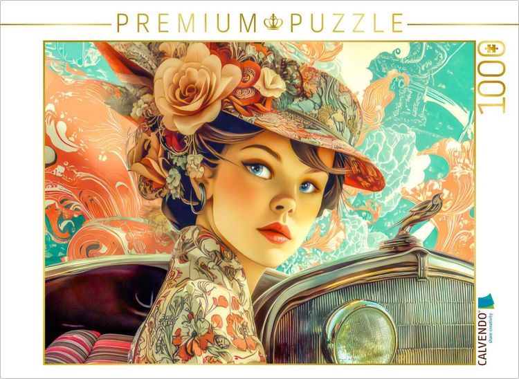 Produktbild: CALVENDO Puzzle Die Epoche Art Nouveau | 1000 Teile Lege-Gr&ouml;&szlig;e 64x48cm Foto-Puzzle f&uuml;r gl&uuml;ckliche Stunden