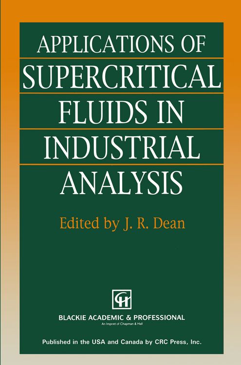 Produktbild: Applications of Supercritical Fluids in Industrial Analysis