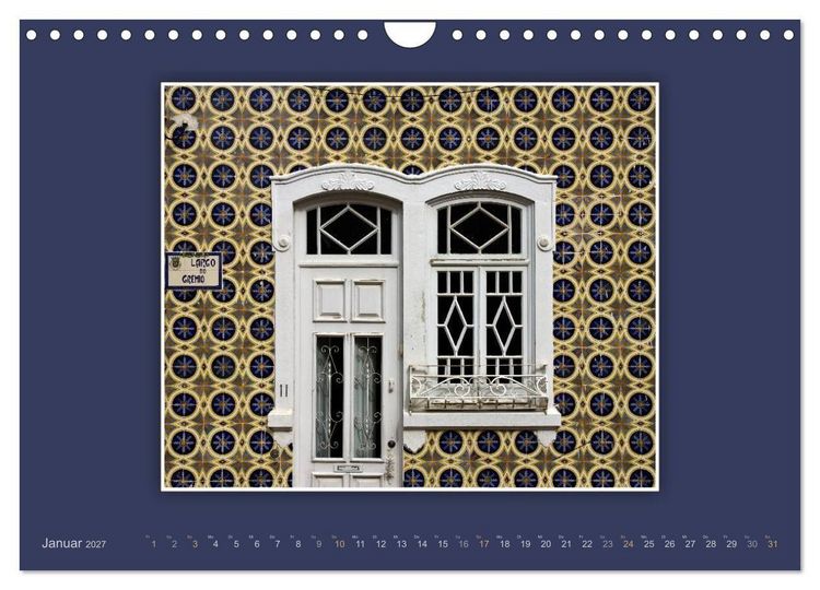 Produktbild: Azulejo-Fassaden in Portugal (Wandkalender 2027 DIN A4 quer), CALVENDO Monatskalender