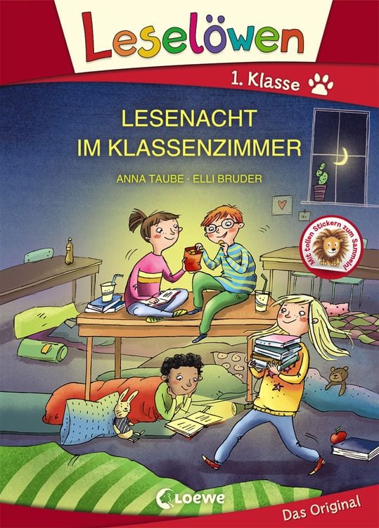 Bild vom Artikel Leselöwen 1. Klasse - Lesenacht im Klassenzimmer (Großbuchstabenausgabe) vom Autor Anna Taube