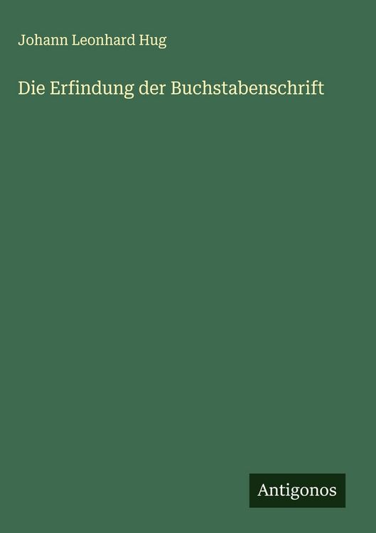 Produktbild: Die Erfindung der Buchstabenschrift