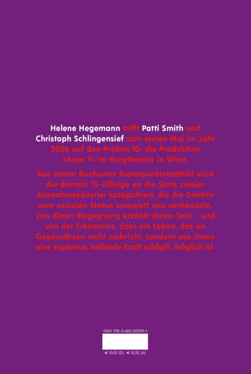 Produktbild: Helene Hegemann &uuml;ber Patti Smith, Christoph Schlingensief, Anarchie und Tradition