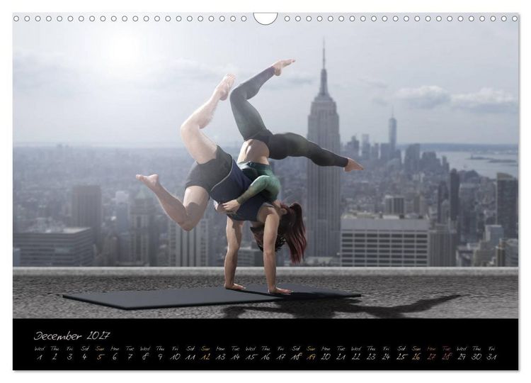 Produktbild: Yoga Couples - Harmony and Passion (Wall Calendar 2027 DIN A3 landscape), CALVENDO 12 Month Wall Calendar
