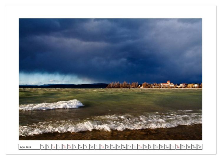 Produktbild: Bodensee 2026 (Wandkalender 2026 DIN A4 quer), CALVENDO Monatskalender