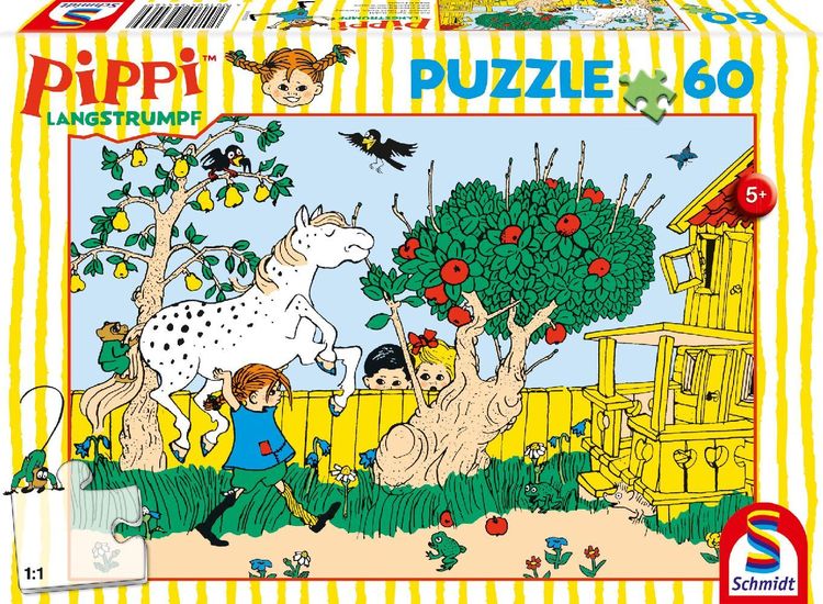 Produktbild: Schmidt Spiele - Pippi Langstrumpf - Das stärkste Mädchen der Welt, 60 Teile