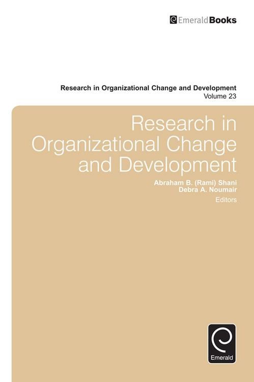 Produktbild: Research in Organizational Change and Development