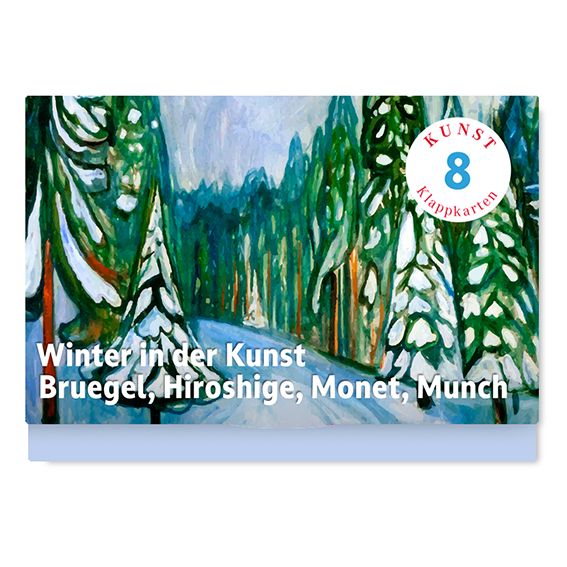 Produktbild: Winter in der Kunst &ndash; Acht Kunst-Klappkarten