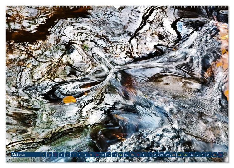 Produktbild: Bachwasser (hochwertiger Premium Wandkalender 2026 DIN A2 quer), Kunstdruck in Hochglanz