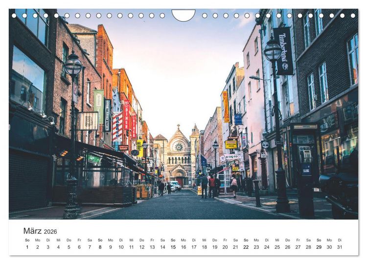 Produktbild: Dublin - Irlands beeindruckende Hauptstadt. (Wandkalender 2026 DIN A4 quer), CALVENDO Monatskalender