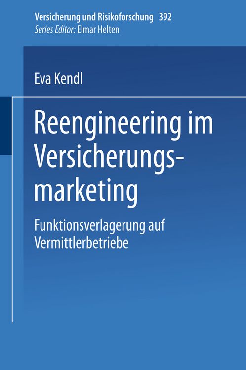 Produktbild: Reengineering im Versicherungsmarketing