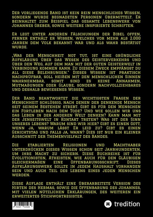 Produktbild: 2. Auflage 1. Band von Neuaufbau der Urbibel