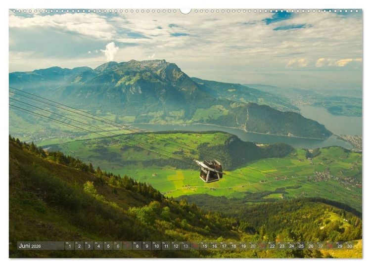 Produktbild: Der Zauber der Schweizer Berge (Wandkalender 2026 DIN A2 quer), CALVENDO Monatskalender