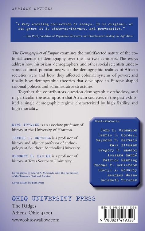 Produktbild: The Demographics of Empire
