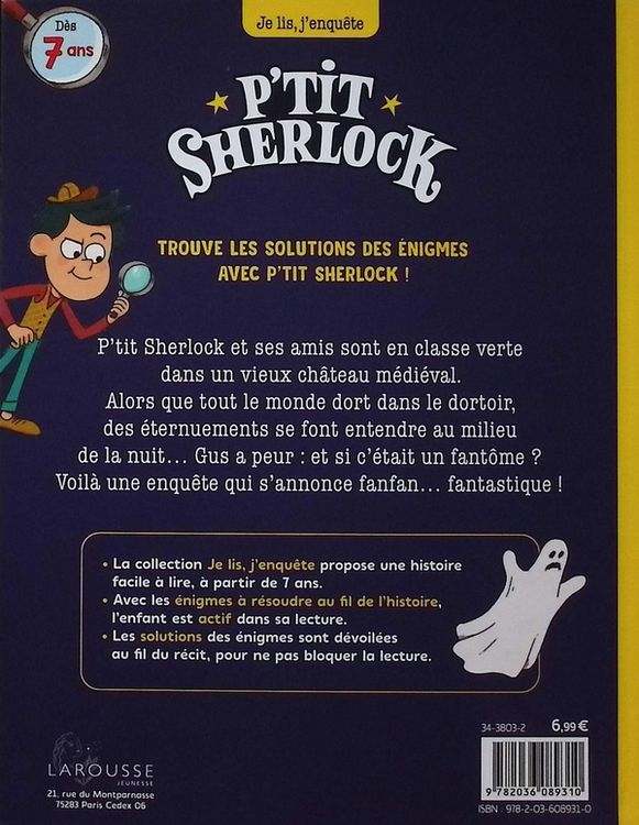 Produktbild: P'tit Sherlock. Le passage secret