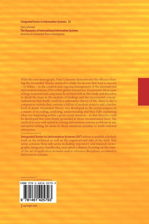 Produktbild: The Dynamics of International Information Systems
