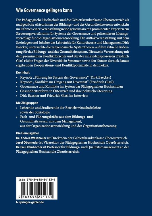 Produktbild: Wie Governance gelingen kann
