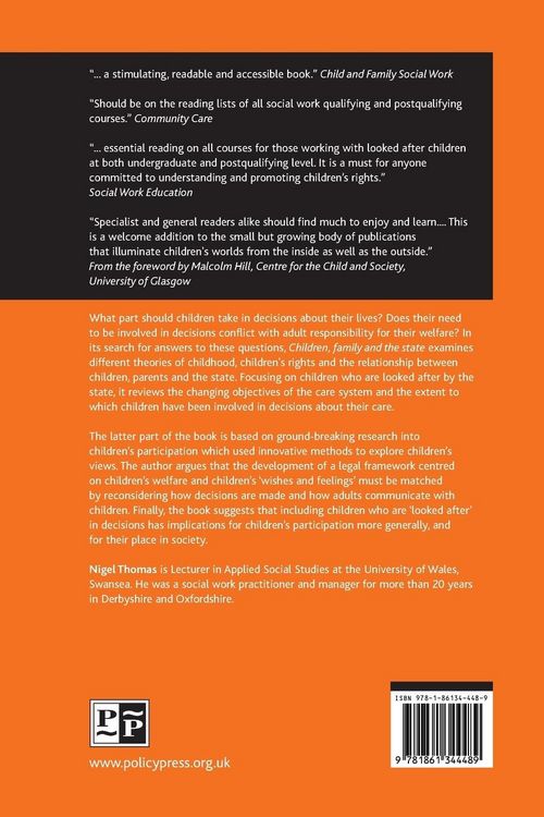 Produktbild: Children, family and the state