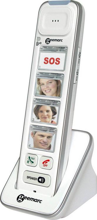 Produktbild: Geemarc PhotoDECT 295 Zus&auml;tzliches Mobilteil Foto-Tasten Wei&szlig;