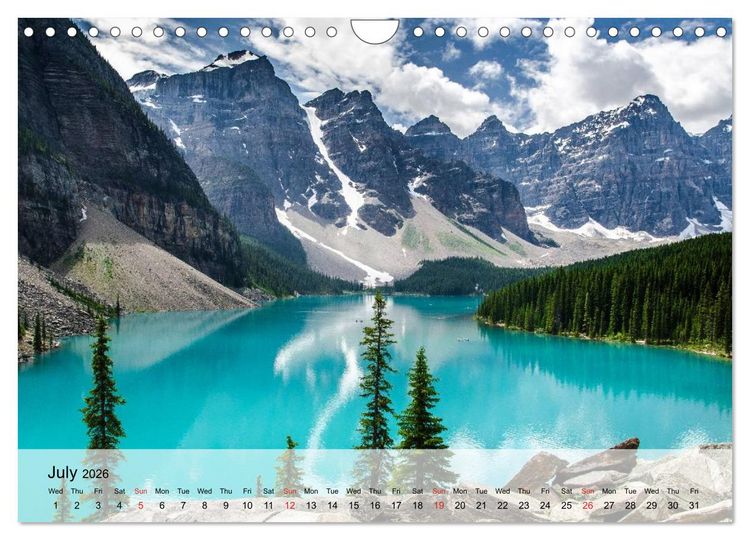 Produktbild: Canada Impressions (Wall Calendar 2026 DIN A4 landscape), CALVENDO 12 Month Wall Calendar