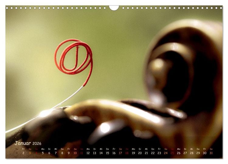 Produktbild: Was die Geige uns erz&auml;hlt (Wandkalender 2026 DIN A3 quer), CALVENDO Monatskalender