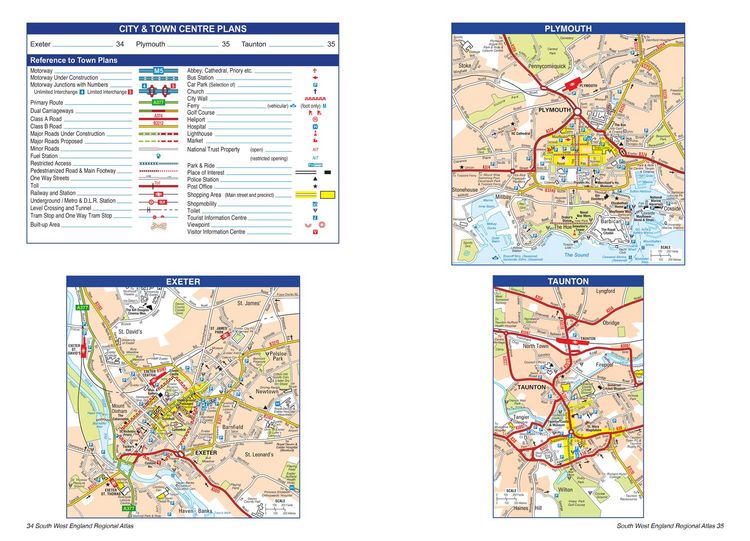 Produktbild: SOUTH WEST ENGLAND A-Z RD PB