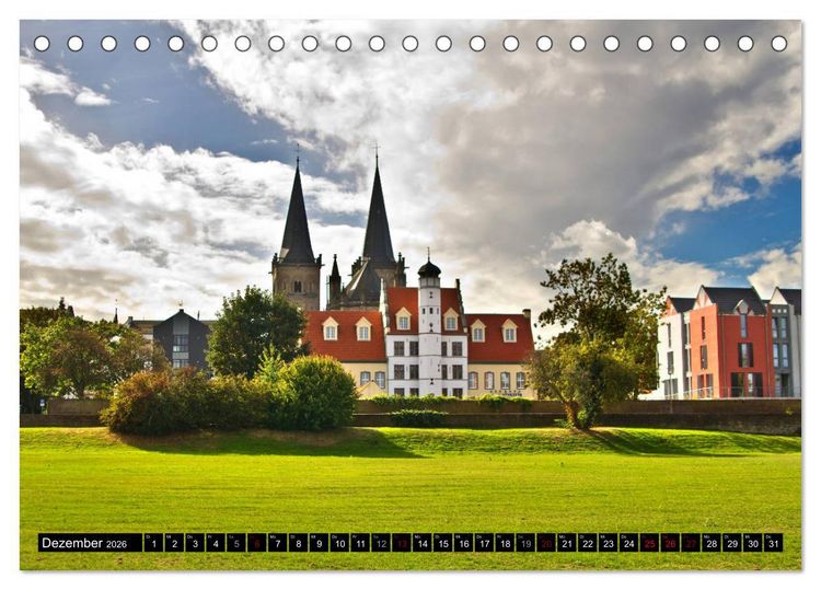 Produktbild: Historisches Xanten (Tischkalender 2026 DIN A5 quer), CALVENDO Monatskalender