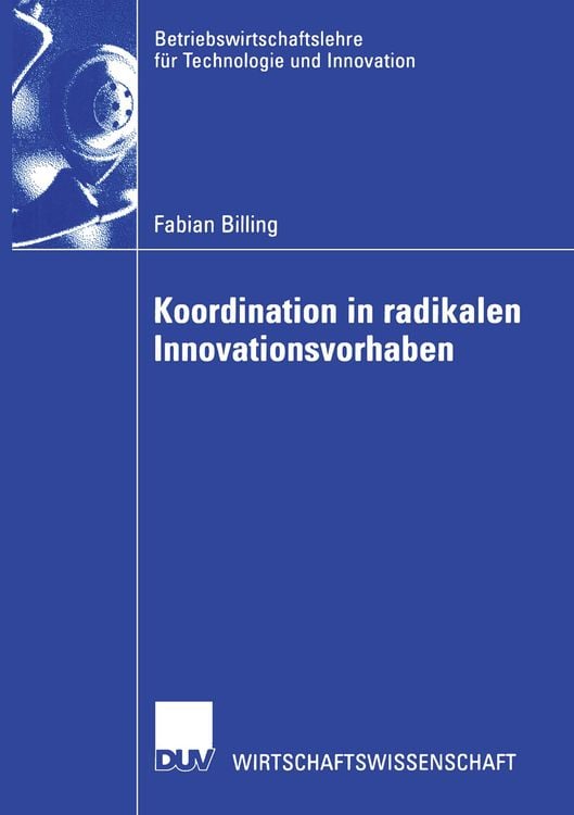 Produktbild: Koordination in radikalen Innovationsvorhaben
