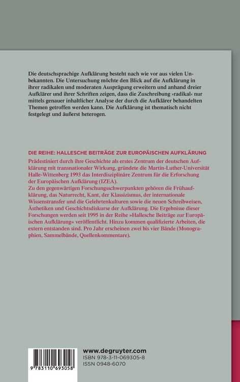 Radikale Aufklärung in Deutschland