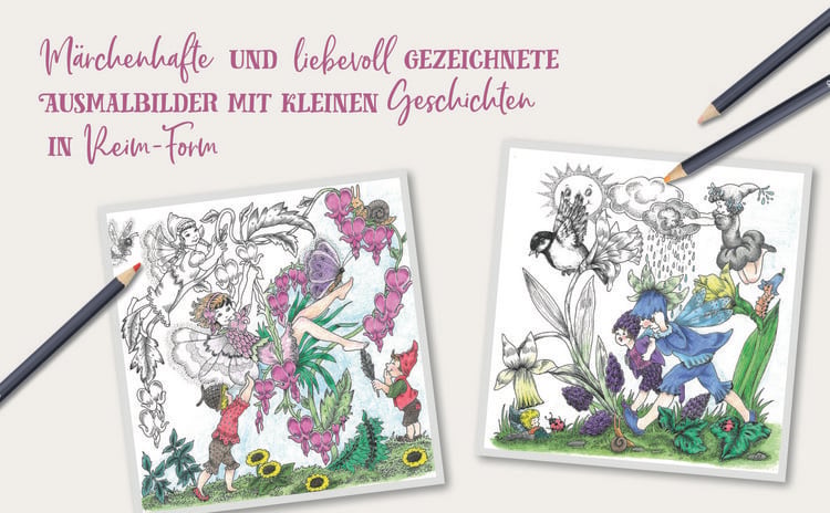 Produktbild: Christl Vogls Ausmalreise - Abenteuer der Bl&uuml;tenelfen