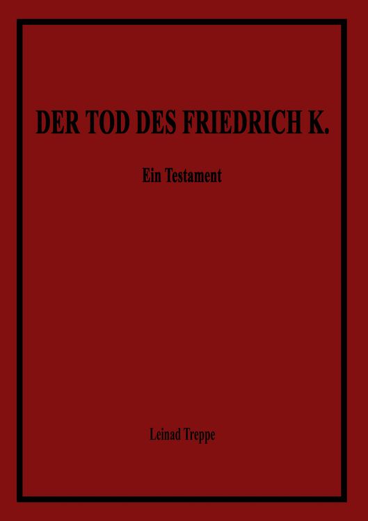 Produktbild: Der Tod des Friedrich K.