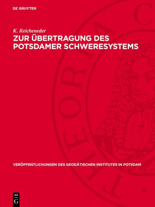 Produktbild: Zur &Uuml;bertragung des Potsdamer Schweresystems