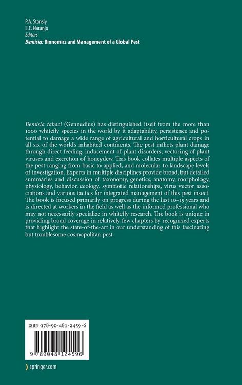 Produktbild: Bemisia: Bionomics and Management of a Global Pest