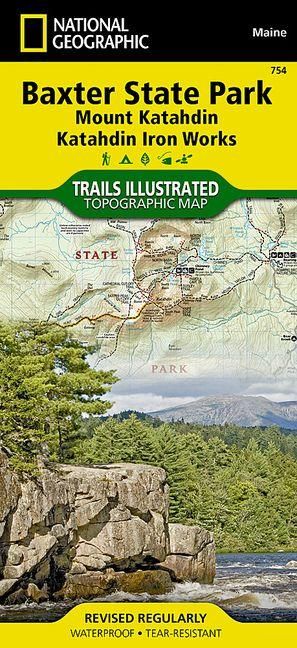 Produktbild: Baxter State Park Map [Mount Katahdin, Katahdin Iron Works]